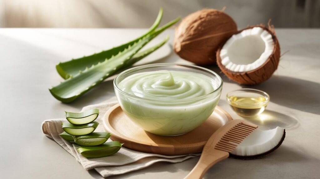 Aloe Vera Coconut Oil Nourishing Mask