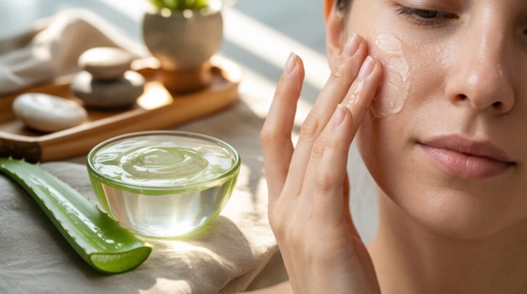 Aloe Vera Face Gel for Glowing Skin