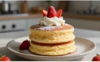 Fluffy Japanese Soufflé Pancakes