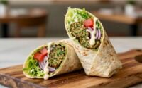 Healthy Falafel Wrap with Tahini