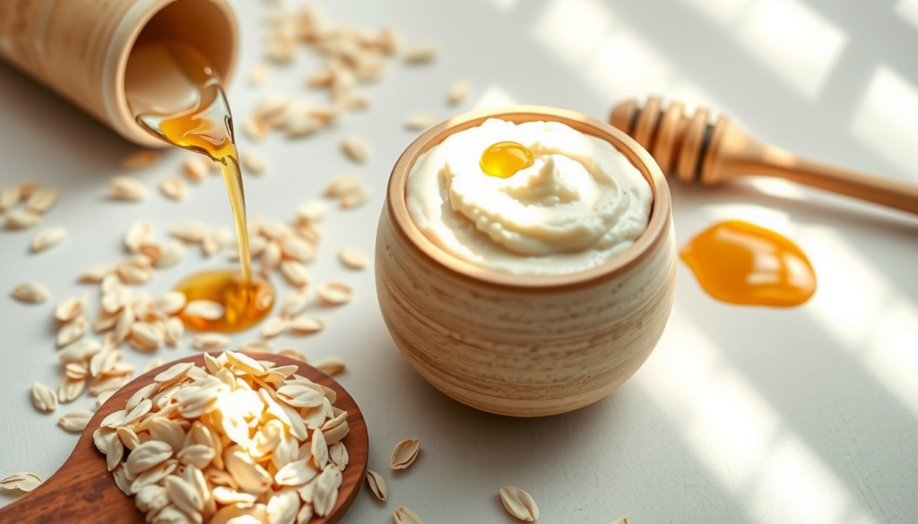 Oatmeal Scrub for Gentle Exfoliation