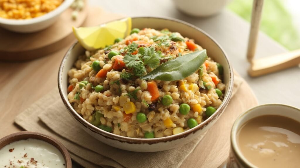 Oats Vegetable Upma for Weight Loss