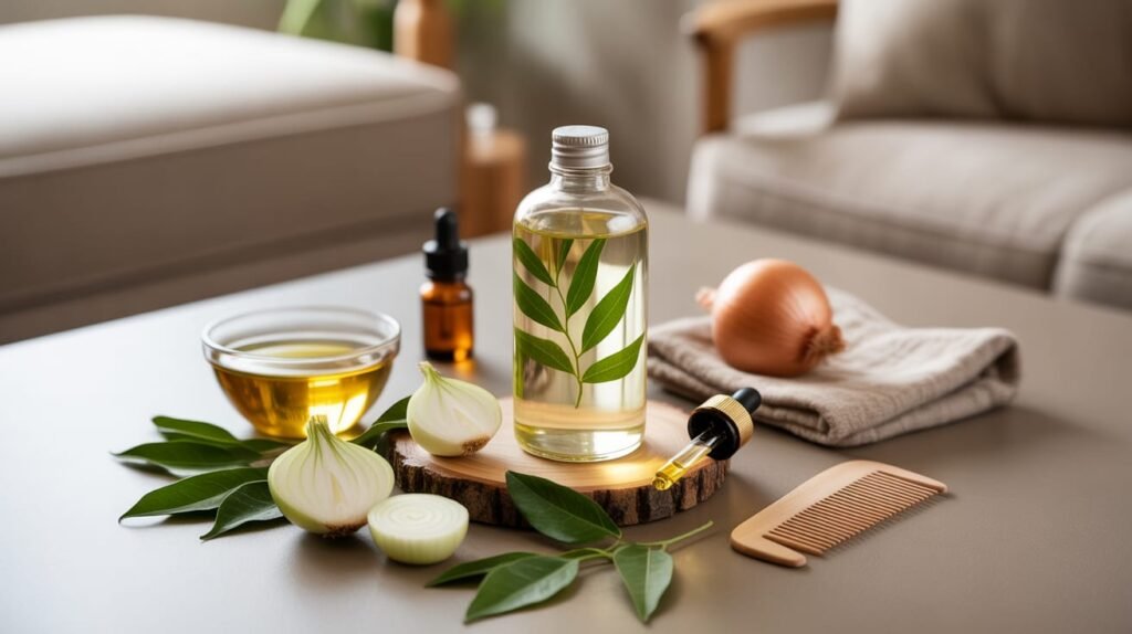 Onion & Curry Leaves Oil for Hair Growth