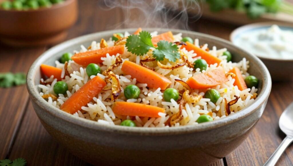 Simple Veg Pulao – One Pot Recipe