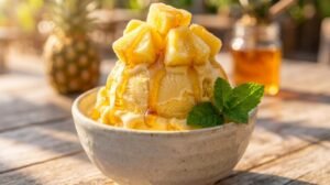 Sugar-Free Pineapple Ice Cream
